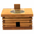 Paines Red Cedar Log Cabin Incense Burner Front View