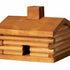 Paines Red Cedar Log Cabin Incense Burner Front