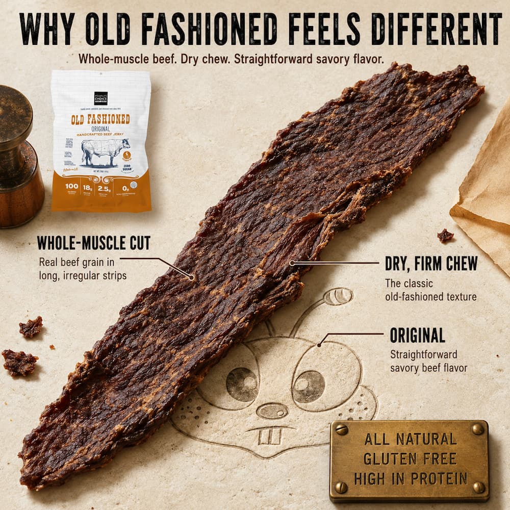Peoples Choice Old Fashioned Jerky features