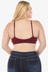 Plus Size Seamless Bralette Red