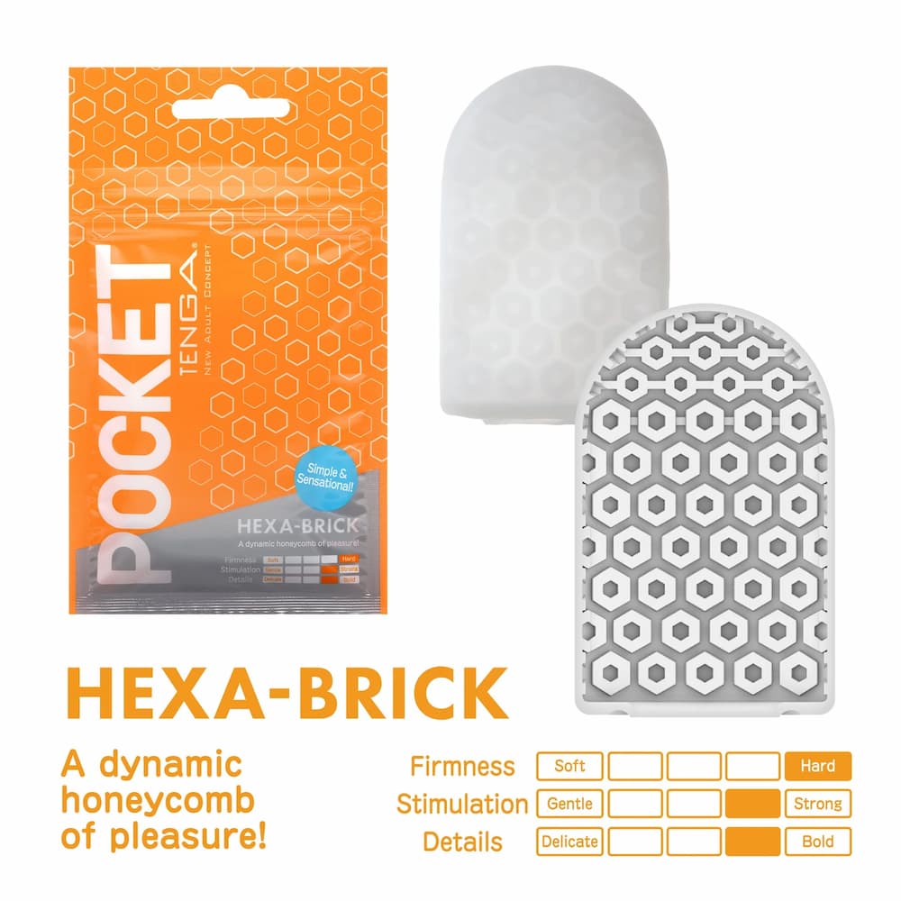 Pocket Tenga Hexa Brick Details