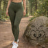 Premium Microfiber Leggings Olive Green