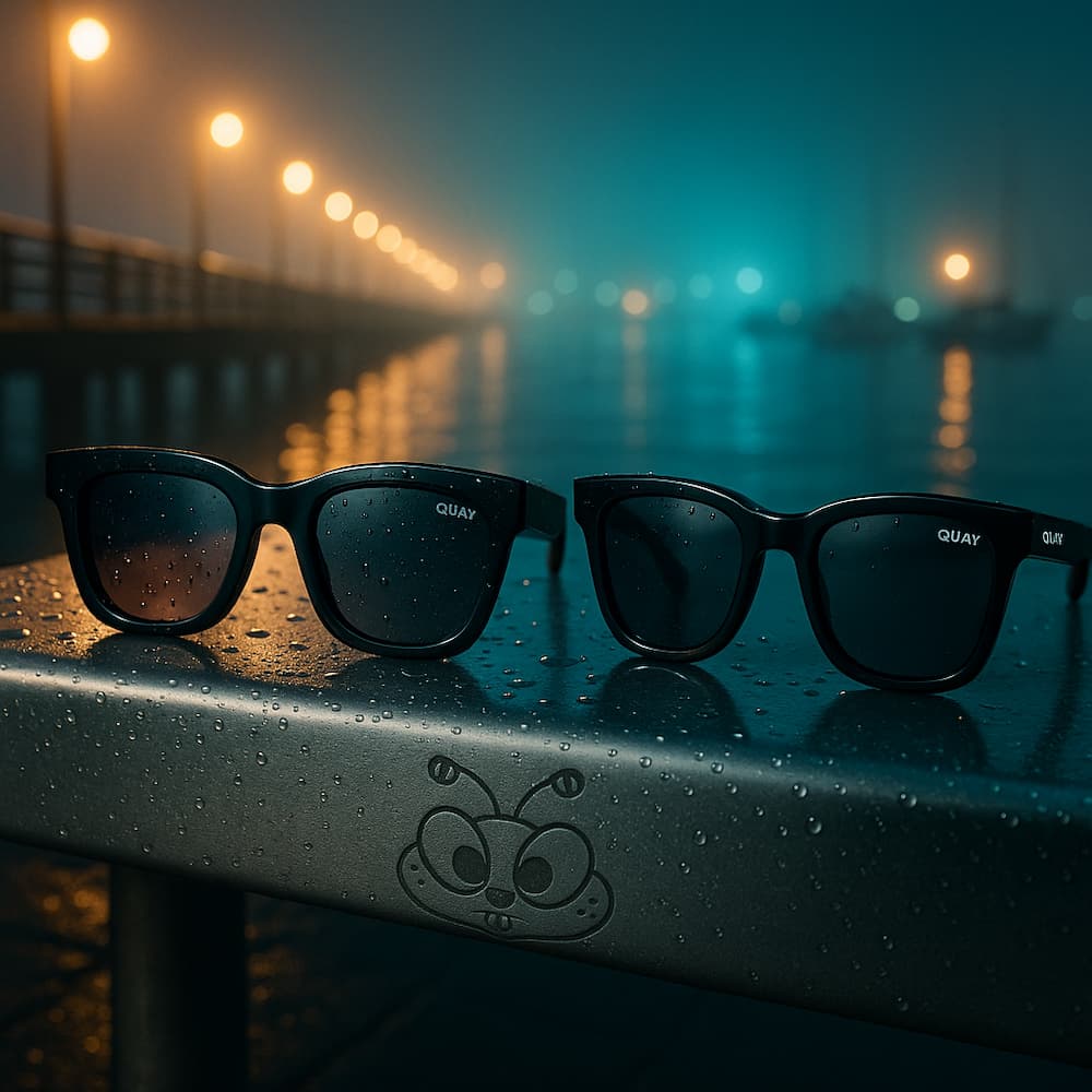 Quay After Hours Sunglasses Black
