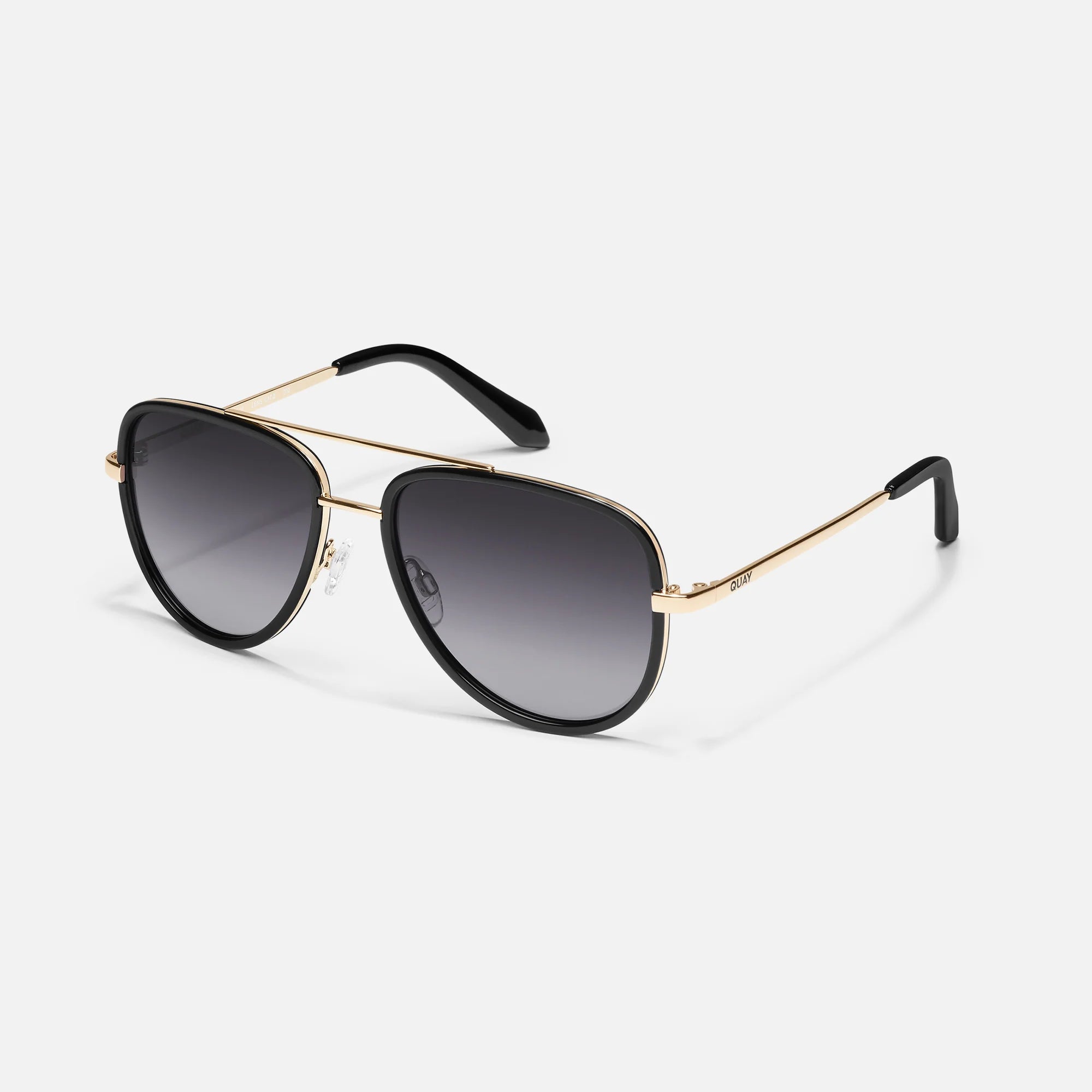 Quay All In Mini Black Smoke Polarized Side