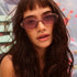 Quay Aura Points Peony Front Model