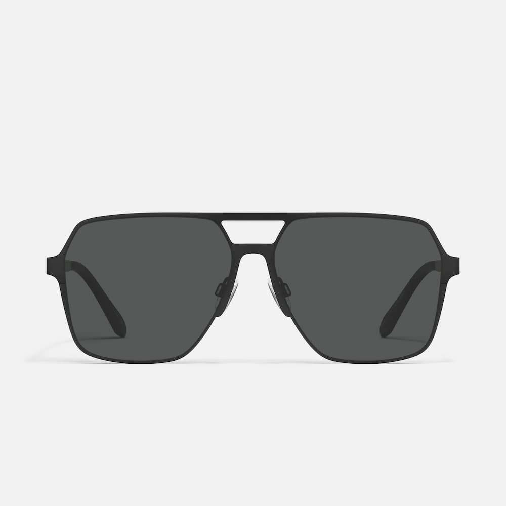 Quay Backstage Pass Black Polarized Lens Front