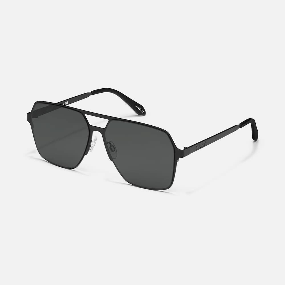 Quay Backstage Pass Black Polarized Lens Side