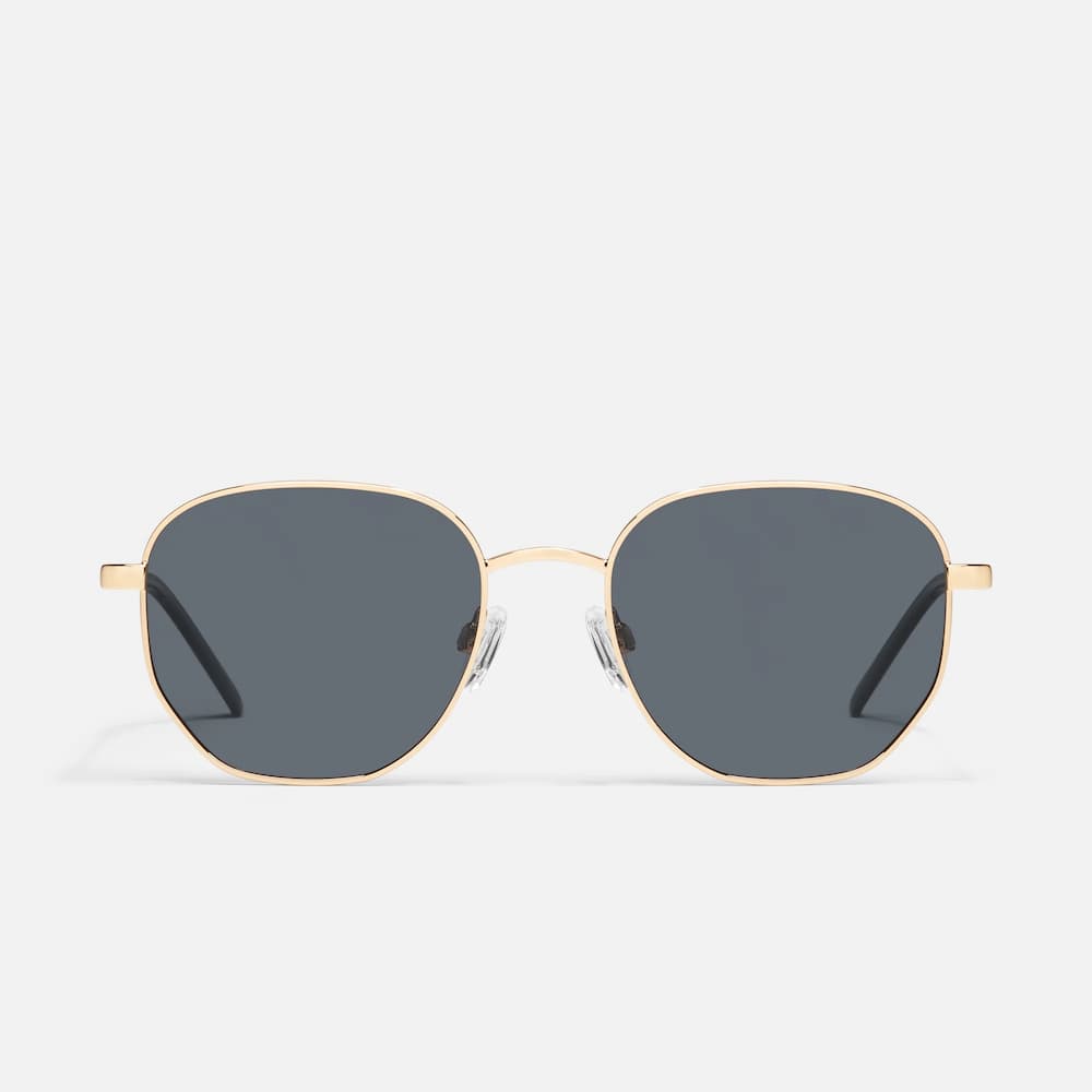 Quay Big Time GoldFrame Smoke Lens polarized Front