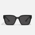 Quay Drive In Black Polarized Lens Front