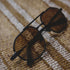 Quay En Route Matte Black Tan Frame