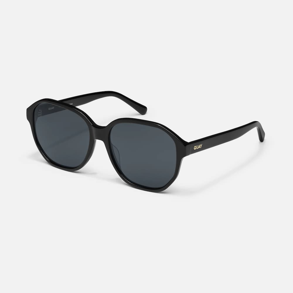 Quay Guess Again Black Smoke Polarized Side
