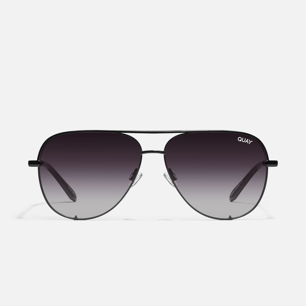 Quay High Key Black Fade Polarized Front