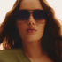 Quay High Key Black Fade Polarized Model Front