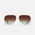 Quay High Key Gold Brown Polarized Lens Front