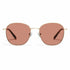 Quay Jezabell Gold Frame Apricot Lens Front