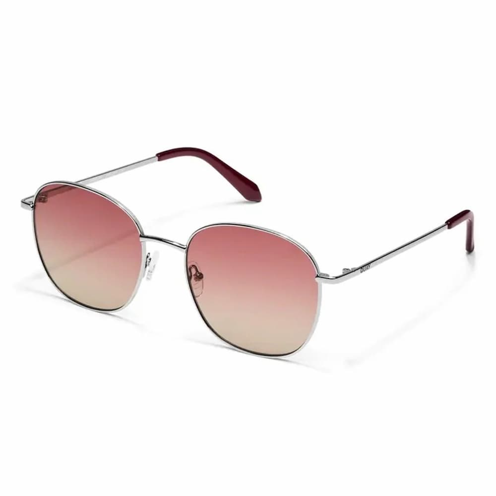 Quay Jezabell Silver Frame Taupe Lens Side