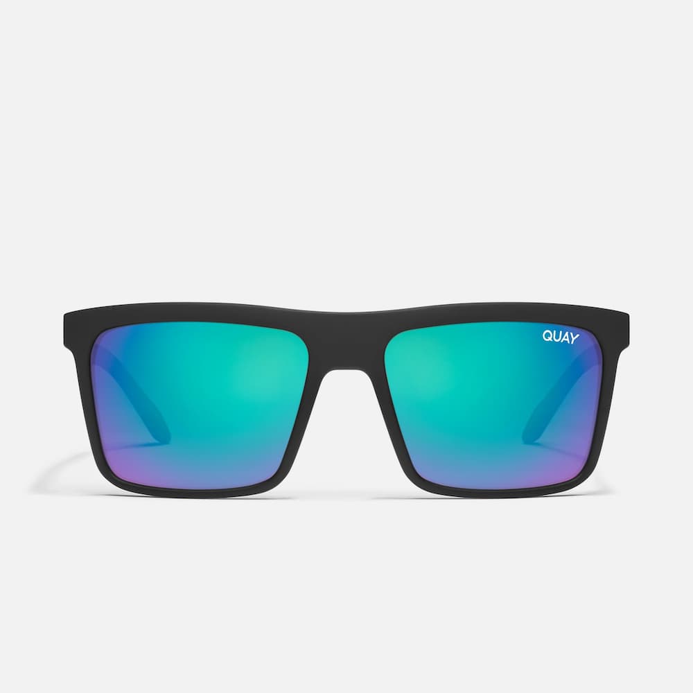 Quay Let It Run Matte Black Navy Front