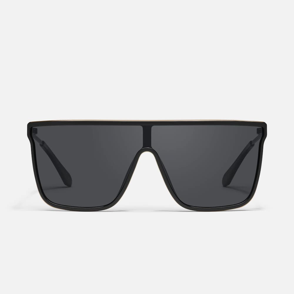 Quay Nightfall Remixed Black Polarized Front