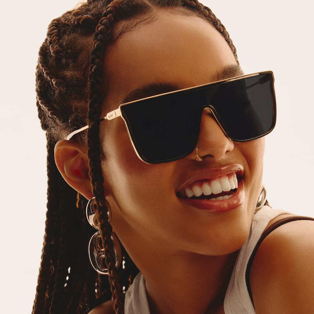 Quay Nightfall Remixed Black Polarized Model