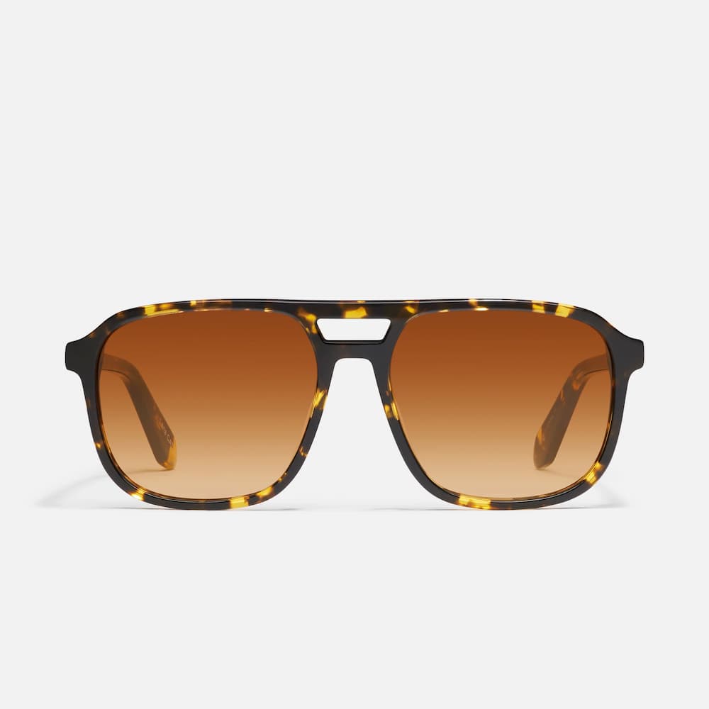 Quay On The Fly Tortoise Frame Orange Lens Front
