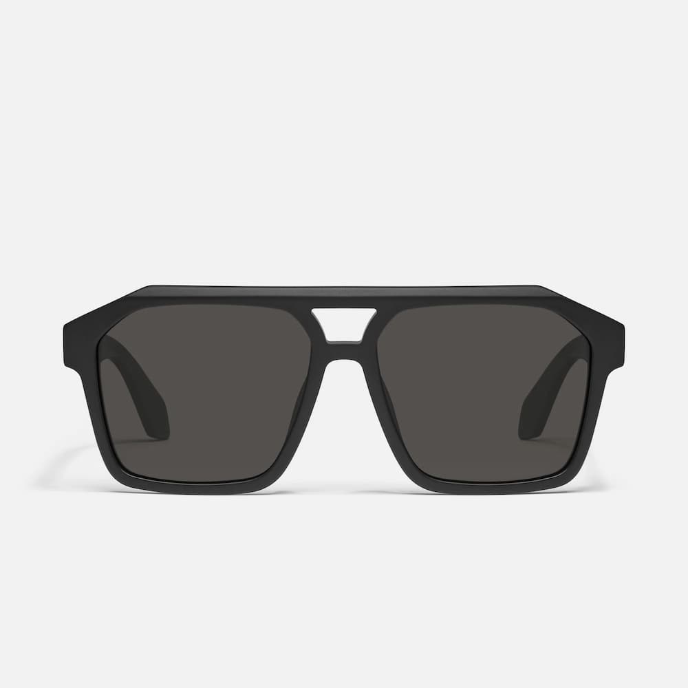 Quay Soundcheck Matte Black Black Polarized Front