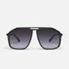 Quay Studio Sesh Black Frame Smoke Lens Front
