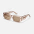 Quay Tell Me More Doe Frame Tan Lens Side