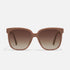 Quay Wide Awake Oat Brown Lens Side