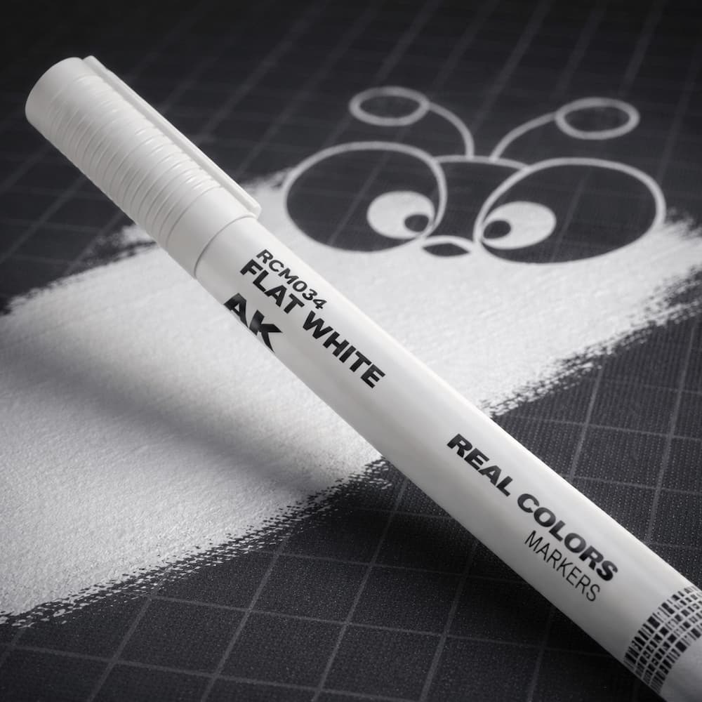 RC Markers Flat White