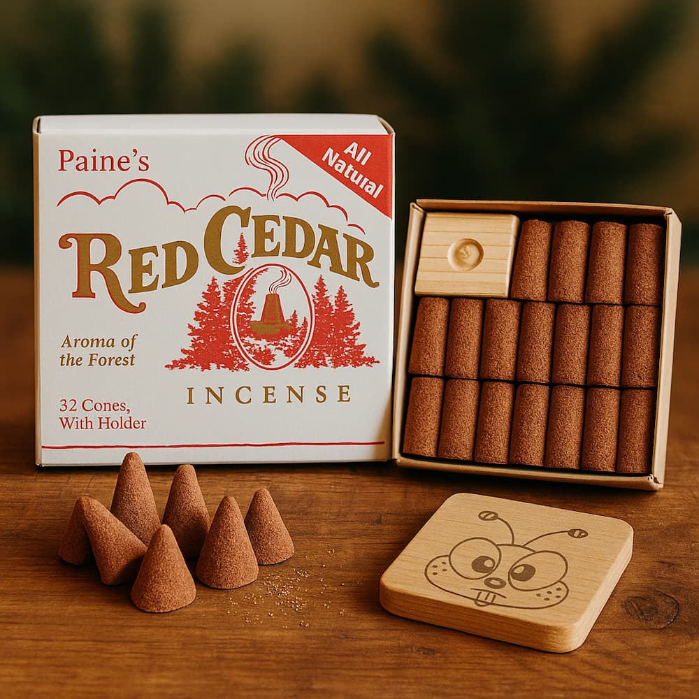 Red Cedar Incense With Holder