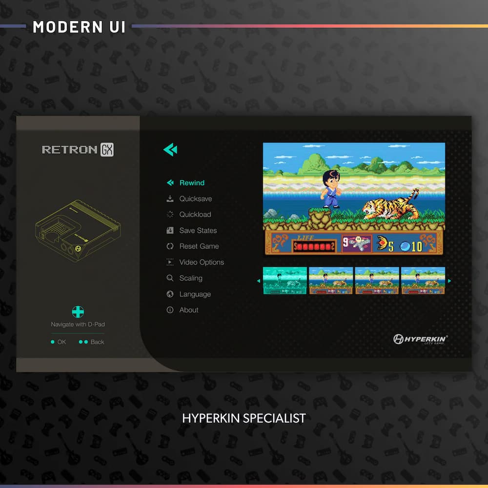 Retron GX UI