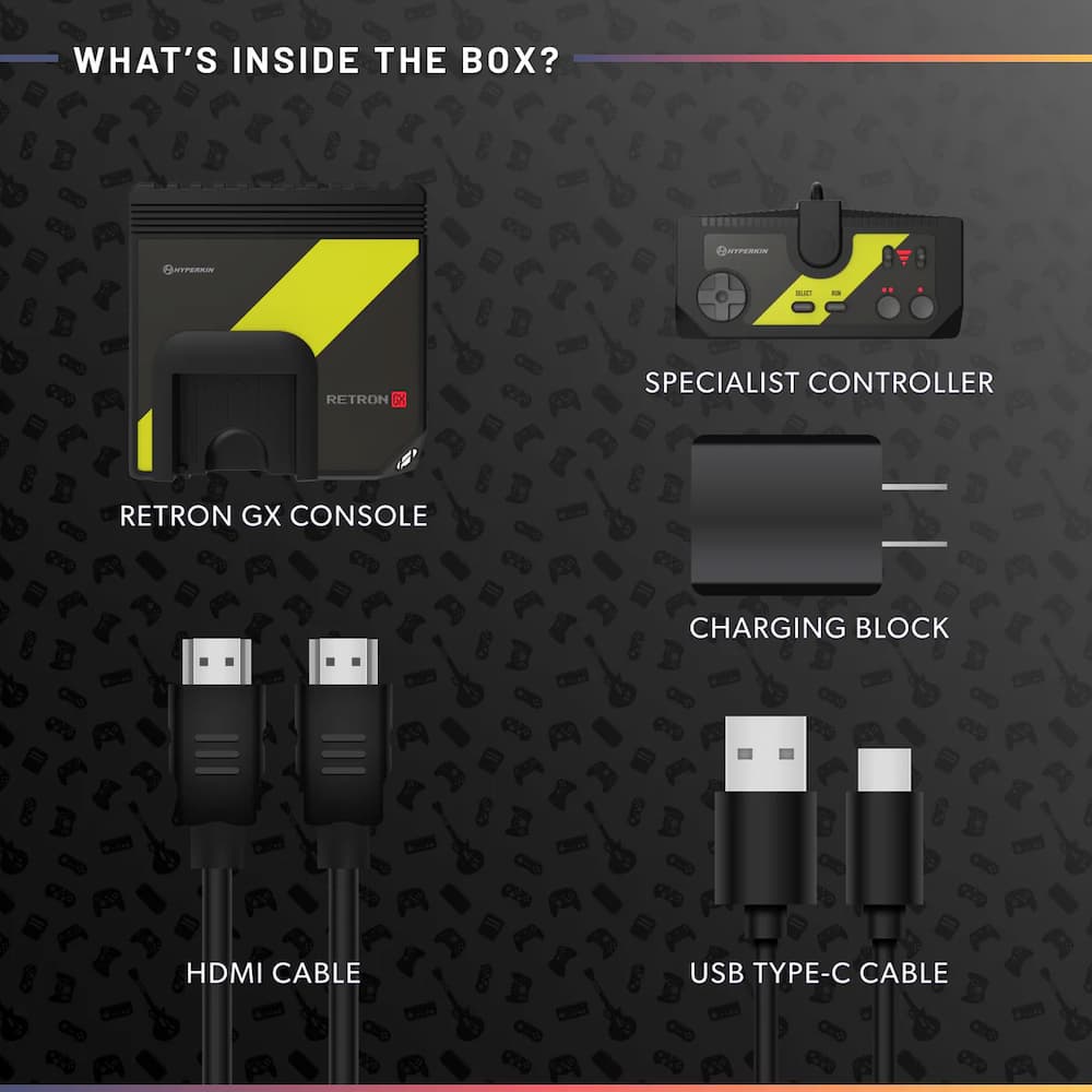 Retron GX Whats inside the box 