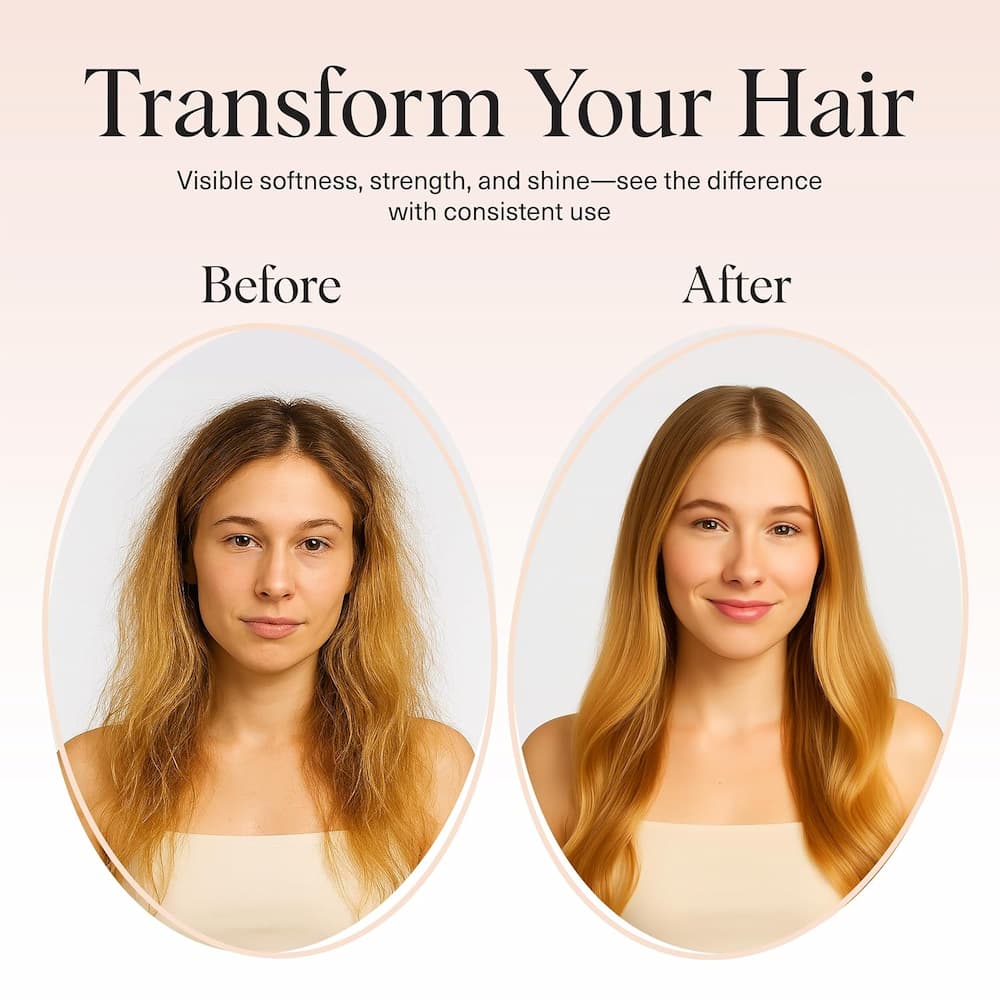 Rice Water Conditioner Bar for Hair Growth Before And After