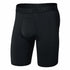 SAXX Smooth Flex Light Compression Long Boxer Brief Black Front