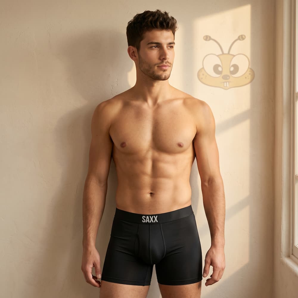 SAXX Underwear Smooth Flex Light Compression Boxer Brief