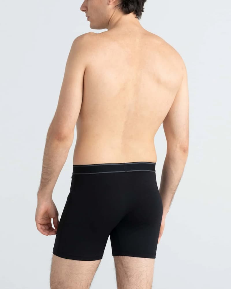Saxx Daytripper Comfort Stretch Boxer Brief Black Back