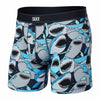 Saxx Daytripper Cotton Boxer Shark Tank Camo Navy