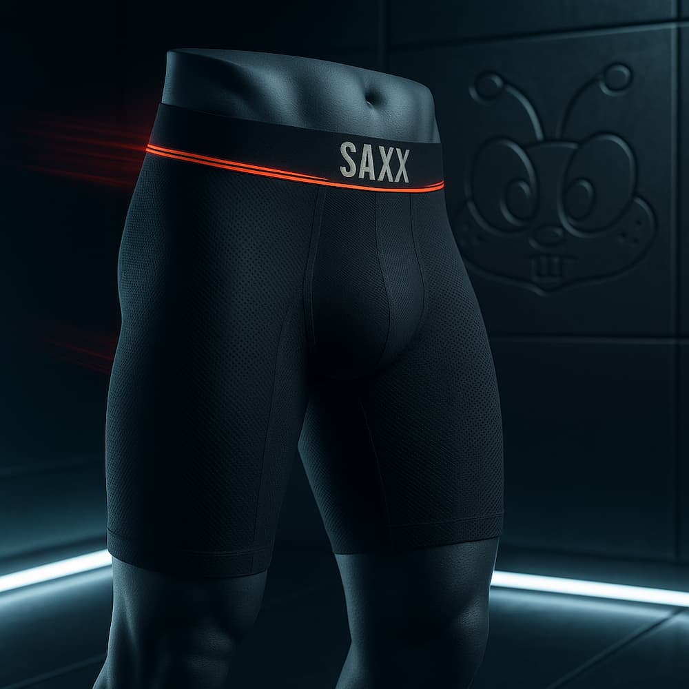Saxx Kinetic Compression Mesh Long Leg Boxer Brief