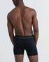 Saxx Kinetic Light Compression Mesh Boxer Brief Black Model Side