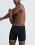 Saxx Kinetic Light Compression Mesh Boxer Brief Black Model