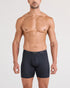 Saxx Quest Quick DryMesh Boxer Brief Black