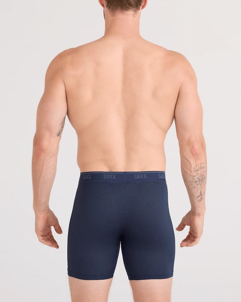 Saxx Quest Quick DryMesh Boxer Brief Maritime Back