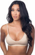 Seamless Bra Beige Front