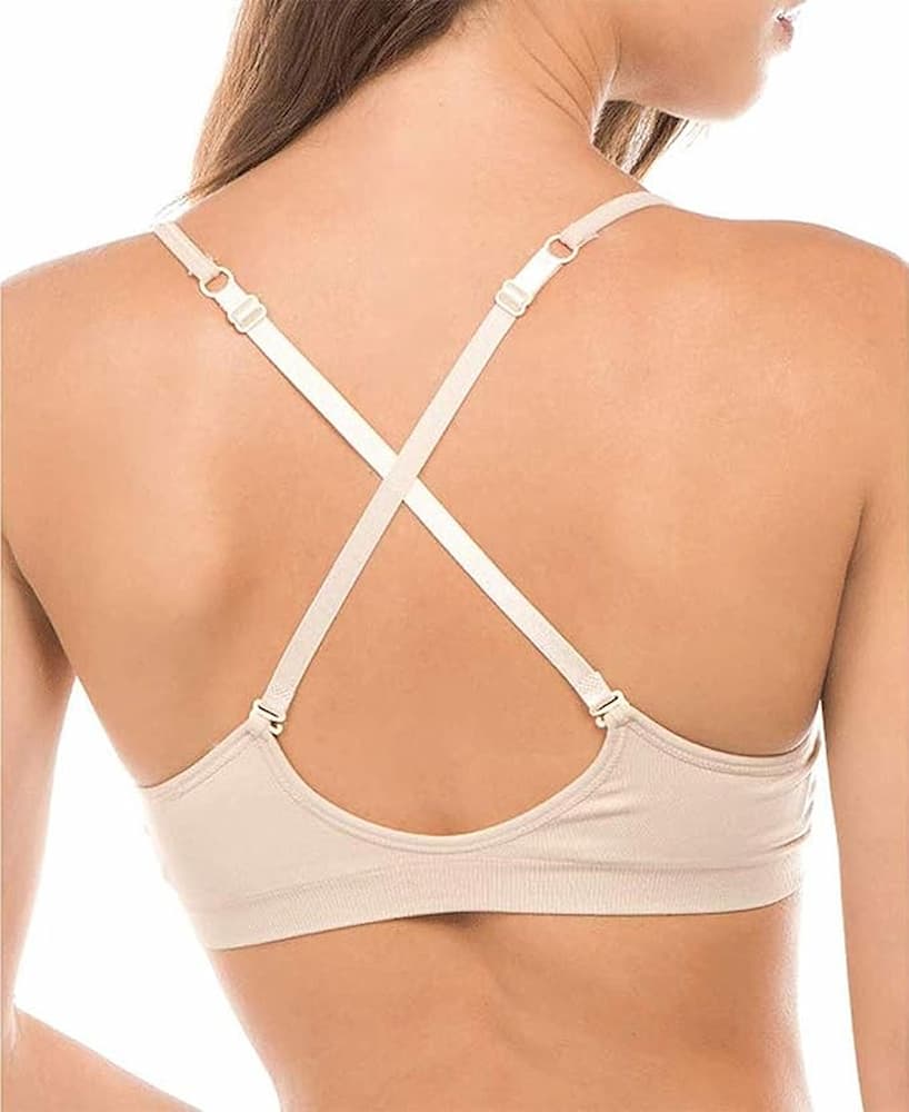 Seamless Bra Beige Straps