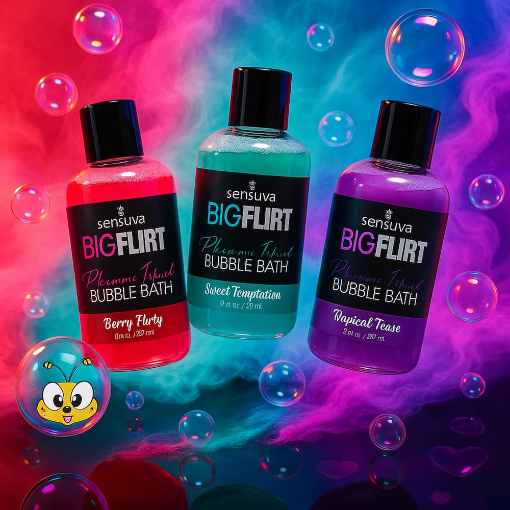Sensuva Big Flirt Pheromone Bubble Bath