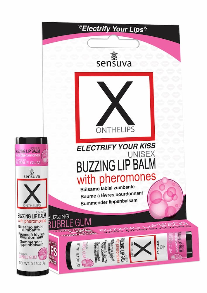 Sensuva Buzzing Lip Balm Bubble Gum Box