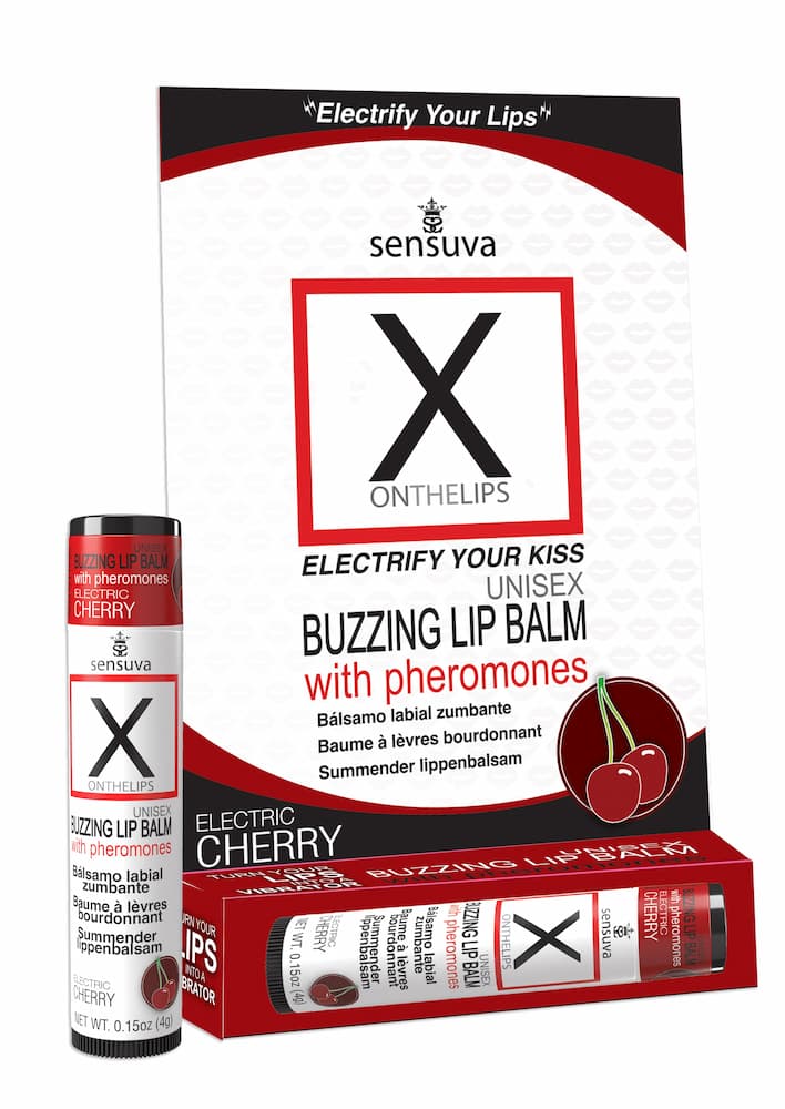 Sensuva Buzzing Lip Balm Cherry Package