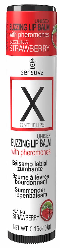 Sensuva Buzzing Lip Balm Strawberry