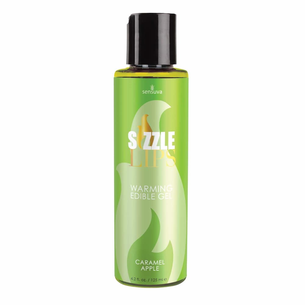 Sensuva Sizzle Lips Warming Edible Gel Caramel Apple 4.2oz