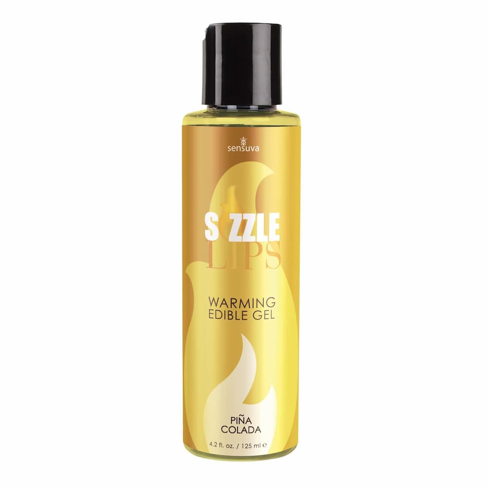 Sensuva Sizzle Lips Warming Edible Gel Pina Colada 4.2oz